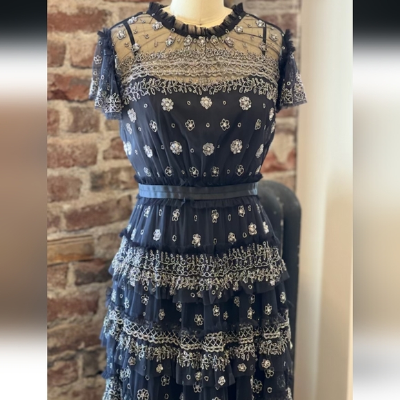 BHLDN Needle & Thread Gown fits size US  2 $769 - Picture 11 of 12